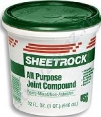 Шпатлевка финишная "Sheetrock" 28кг. (1,4кг/м^2)